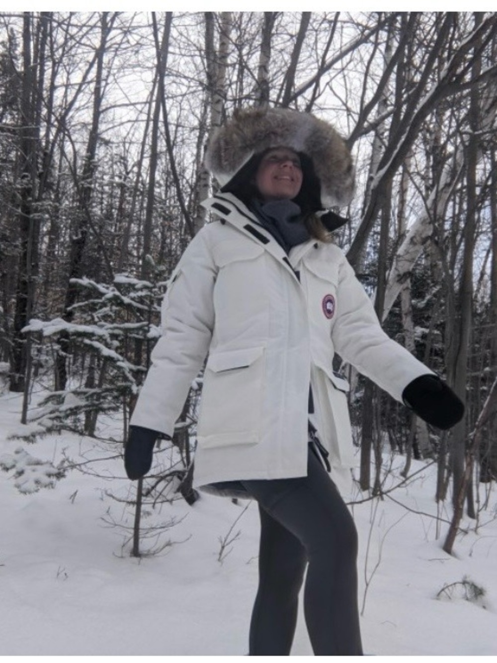 NWT Authentic Canada Goose Expedition Down Parka with Real Fur-Trim Hood - Picture 13 of 14
